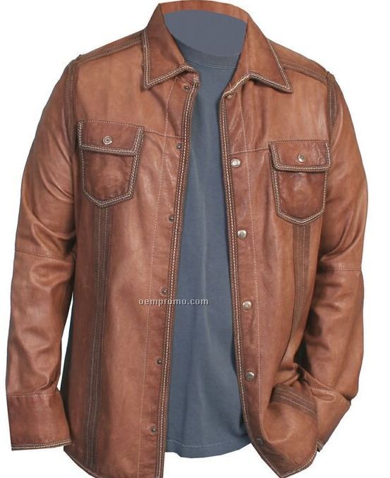 Men's Plonge Leather Jacket (S-2xl)