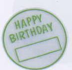 2" Birthday Button With Print