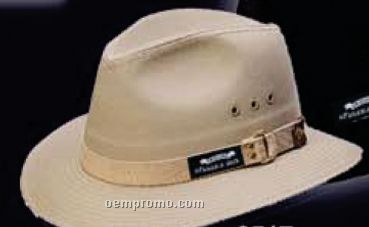 Western Style Hat W/ Buckle Crown