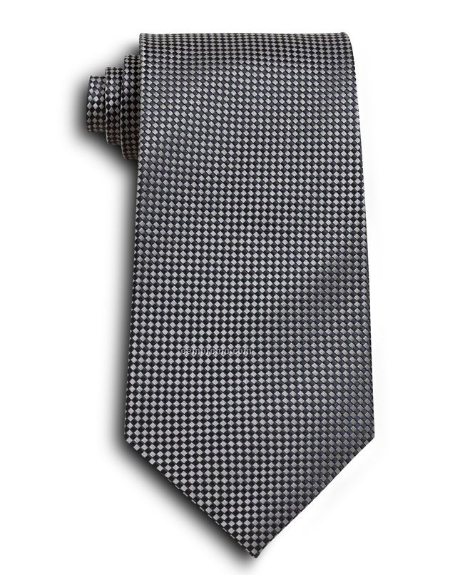 Wolfmark Carlton Silk Tie - Gray