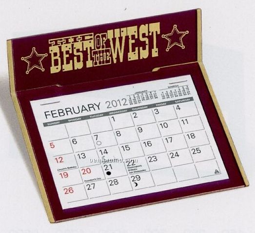 The Imperial Warwick Premier Desk Calendar (January - April)