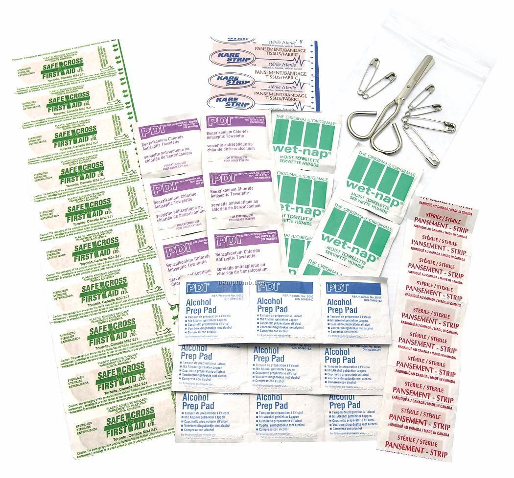 51 Pc. First Aid Kit (Blank)