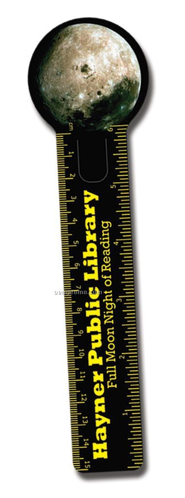 6" Flexible Ruler/Bookmark With Round End