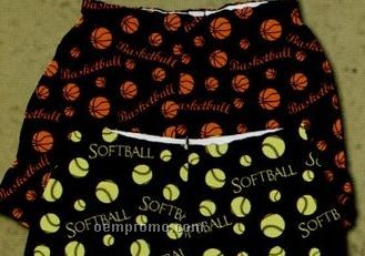 Adult & Youth Stock Scatterprint Shorts W/ 6.5" Inseam - Basketball