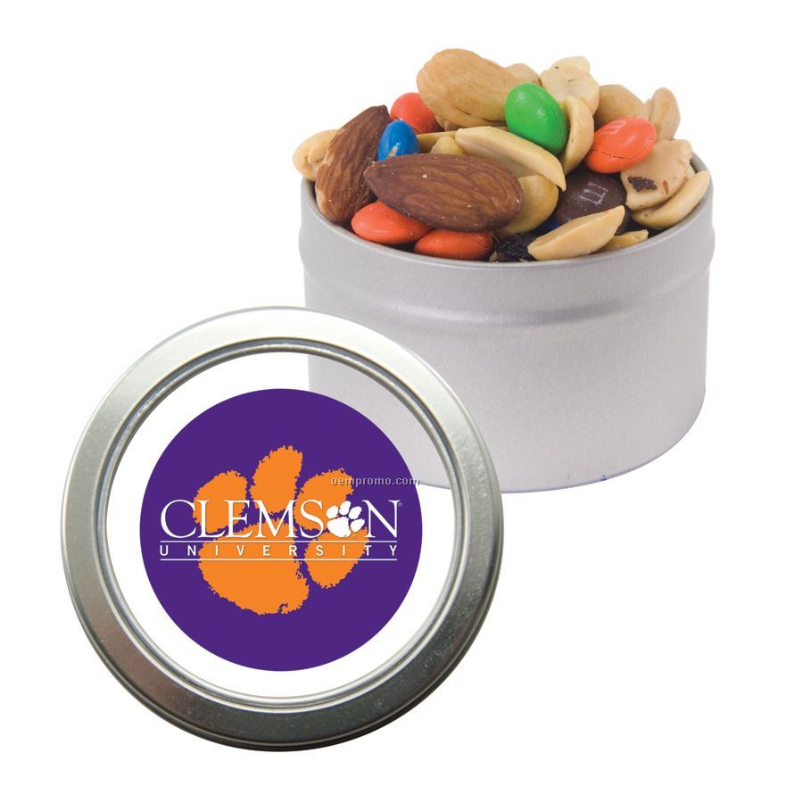 Candy Window Tin With Trail Mix