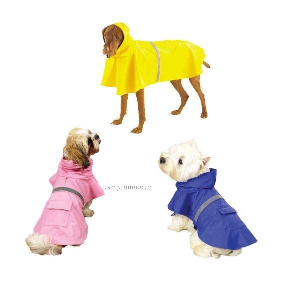 Protective Hooded Dog Rain Coat
