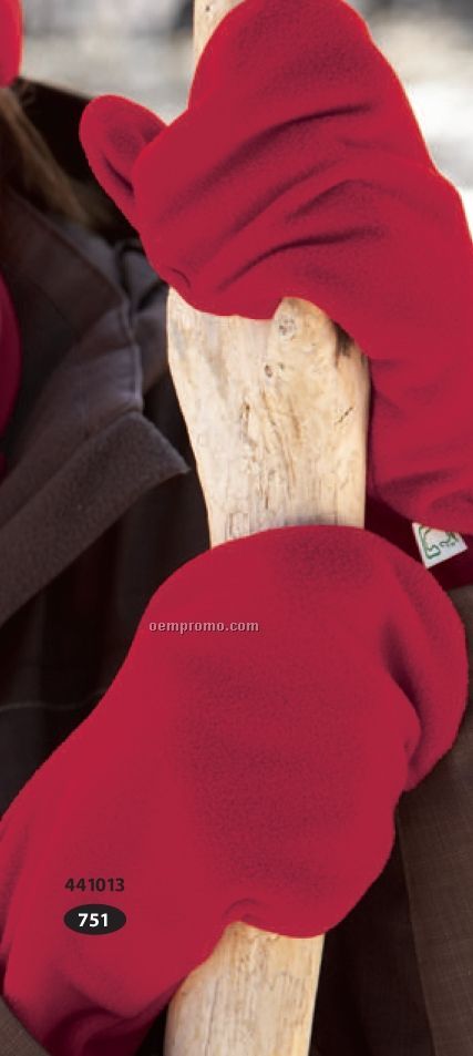 Recycled Polyester Fleece Mittens
