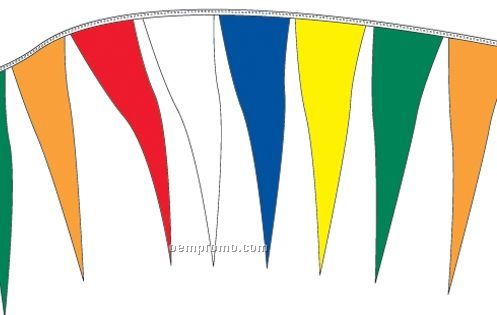 110' Regular Icicle Pennants W/ 40 Per String - Blue