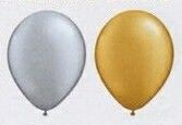 16" Qualatex Round Metallic Color Latex Balloon