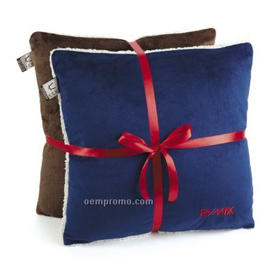 Chocolate Brown Country Lambswool Pillow