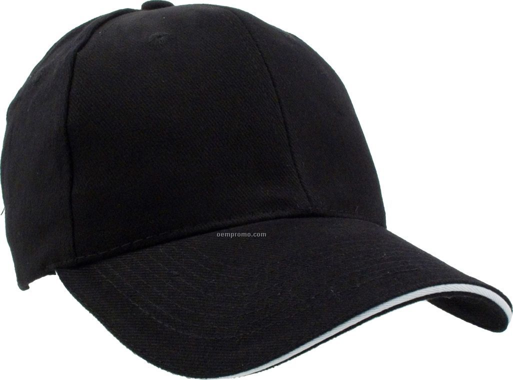 Heavyweight Washed Brushed Twill Sandwich Cap (Domestic 5 Day Delivery)