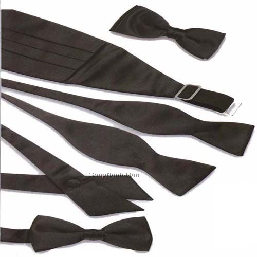 Banded Bow Uniform Tie