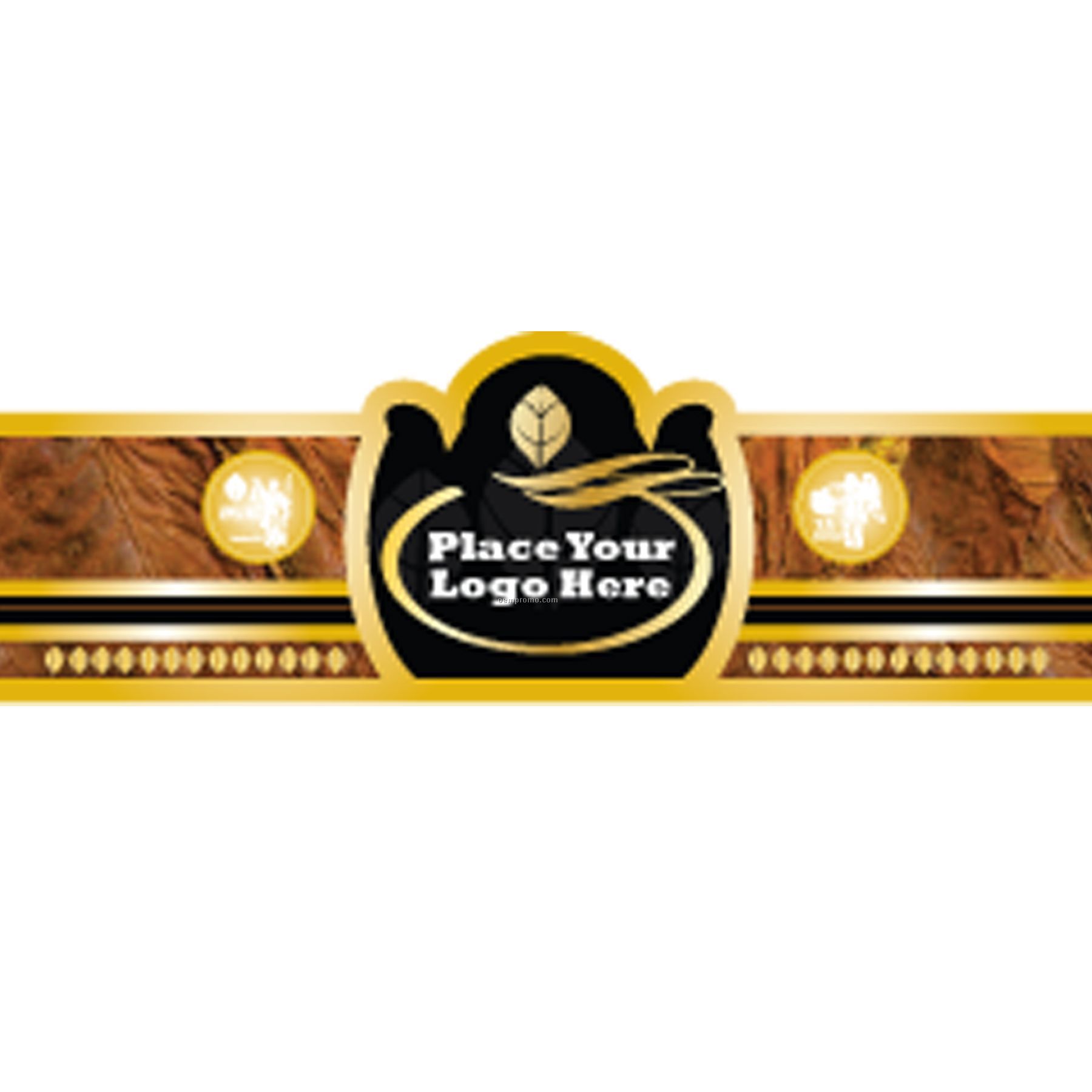 Full Color Cigar Label On In Stock Template