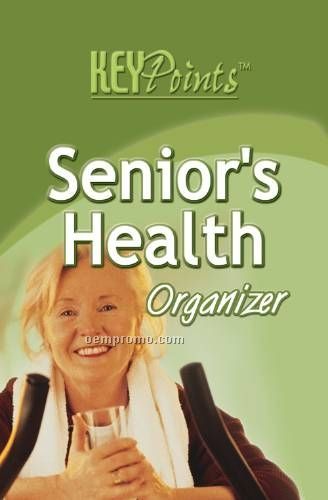 Senior's Health Organizer Key Points Brochure (Folds To Card Size)