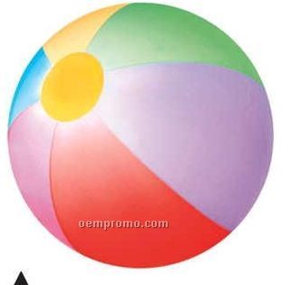 16" Inflatable Rainbow Shaded Beach Ball