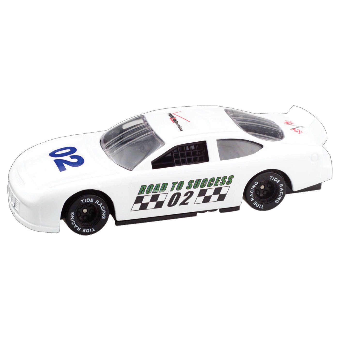 Die Cast White Monte Carlo Race Car