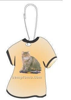 Exotic Shorthair Cat T-shirt Zipper Pull