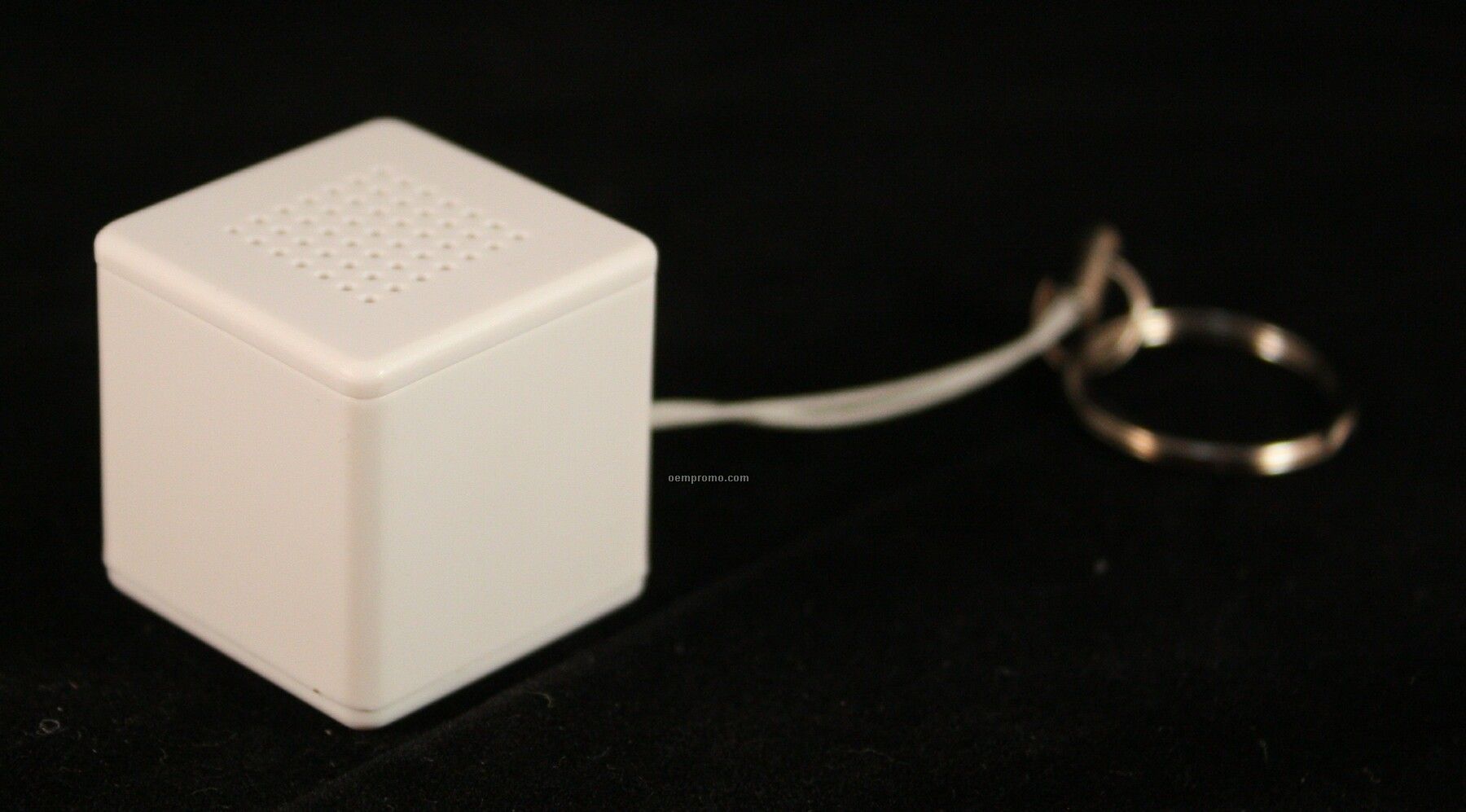 Mini Dice Speaker On Keychain