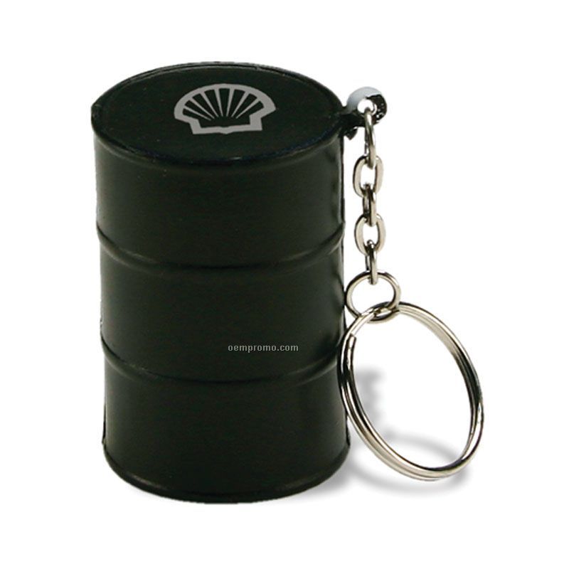 Oil Drum Squeeze Toy Key Chain
