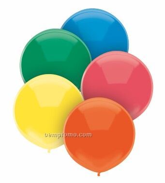 Outdoor Balloon - Basic Colors - Blank (17")