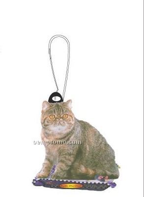 Exotic Shorthair Cat Zipper Pull