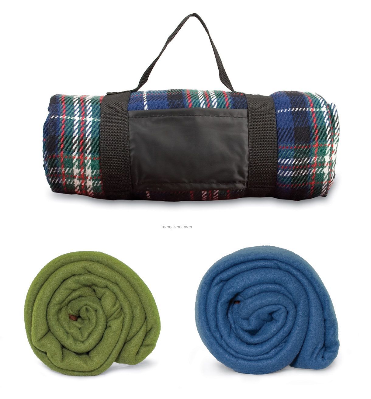 Outdoor Picnic Blanket W/ Carrying Handle - Solids (60"X50")