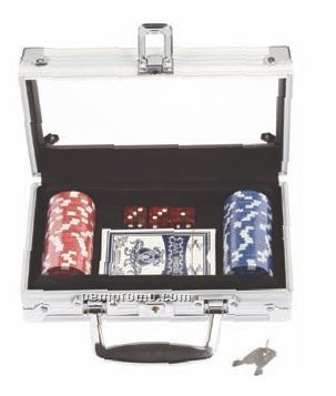 Professional Poker Set With 50 Chips