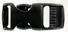 Black Side Release Paracord Buckle