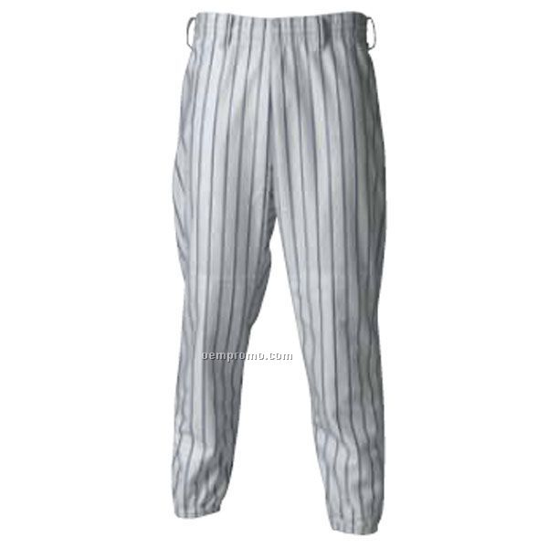 Nb6161 Youth Pin Stripe Pull-on Baseball Pant