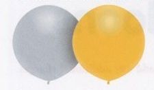 Outdoor Latex Balloons - Metallic Colors - Printed 1-side/1-color (17")