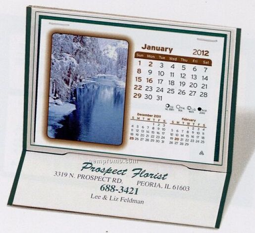 The Monterey Warwick Premier Desk Calendar (January - April)