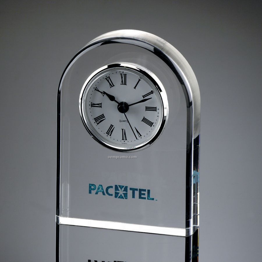 Acrylic Clock (6"X4"X1")