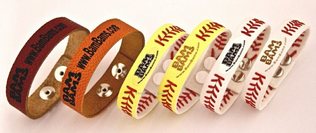 Baseball Bracelets - Non Custom W/ Continuous Seam - Adult & Youth