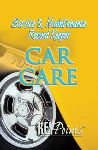 Car Care Record Keeper Key Point Brochure