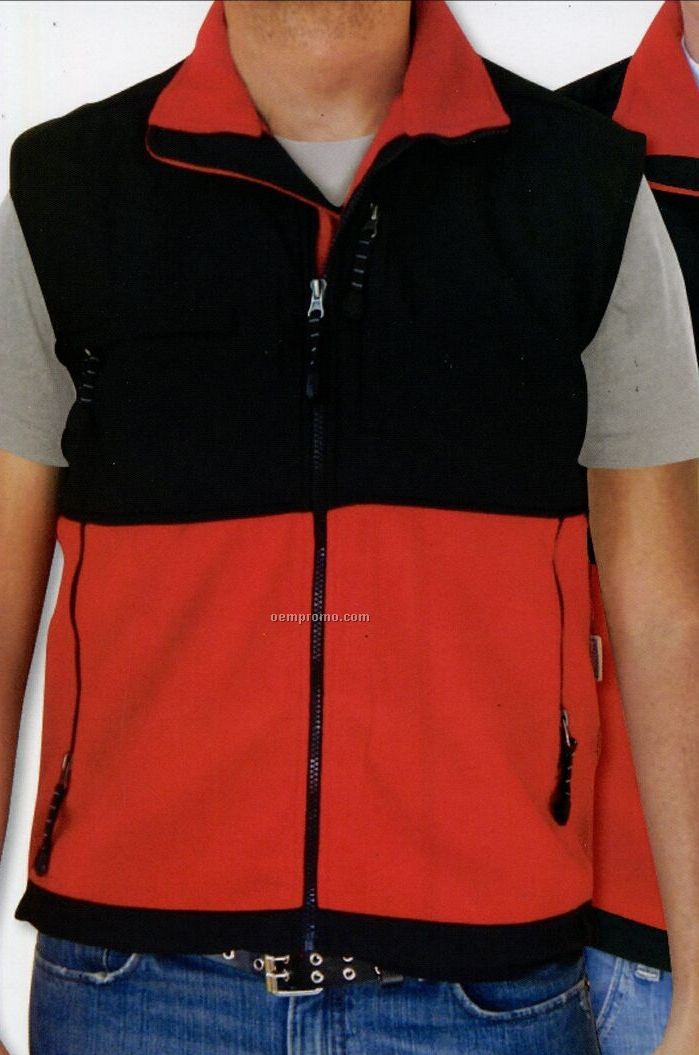 Men's Shasta Heavyweight 440 Gram Microfiber Fleece Vest (Blank - 2xs-xl)