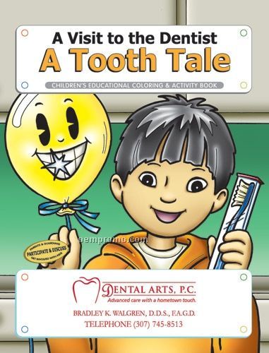 Fun Pack Coloring Book W/ Crayons - A Visit To The Dentist