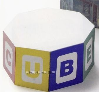 Octagon Stik-withit Note Cube - Full Size