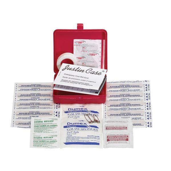 Pocket First Aid Kit W/ Plastic Case