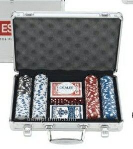 Professional Poker Set With 2100 Chips