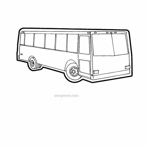 Stock Shape Bus Recycled Magnet (1 15/16"X4 1/16")