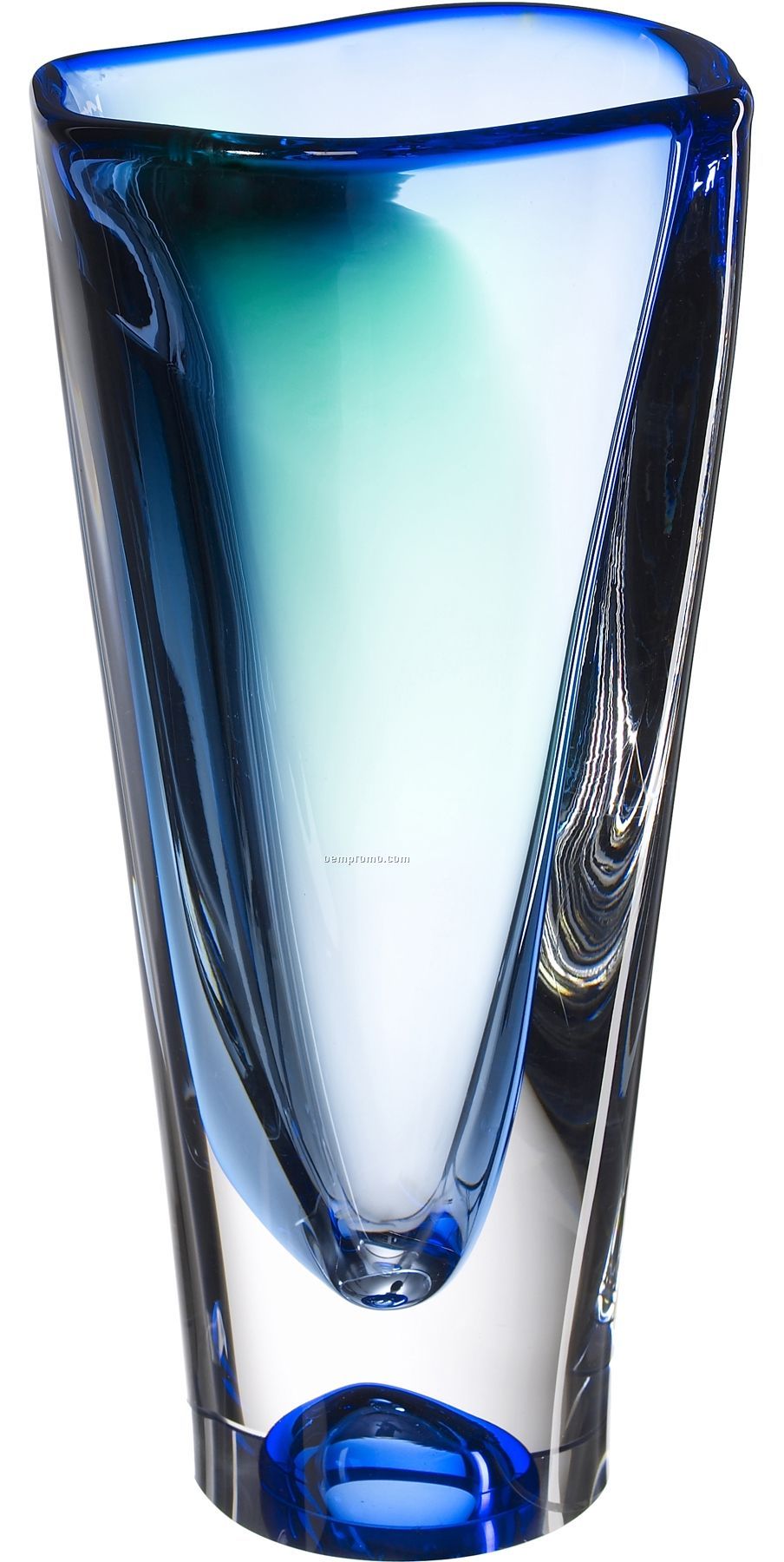 Vision Blue Glass Vase By Goran Warff