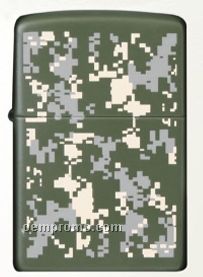 Army Digital Camouflage Military Zippo Lighter