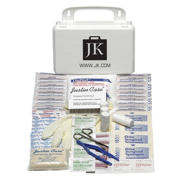 Essential First Aid Kit W/ Plastic Case