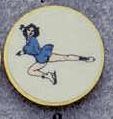 Medallions Stock Kromafusion Lapel Pin (Figure Skate/Female)