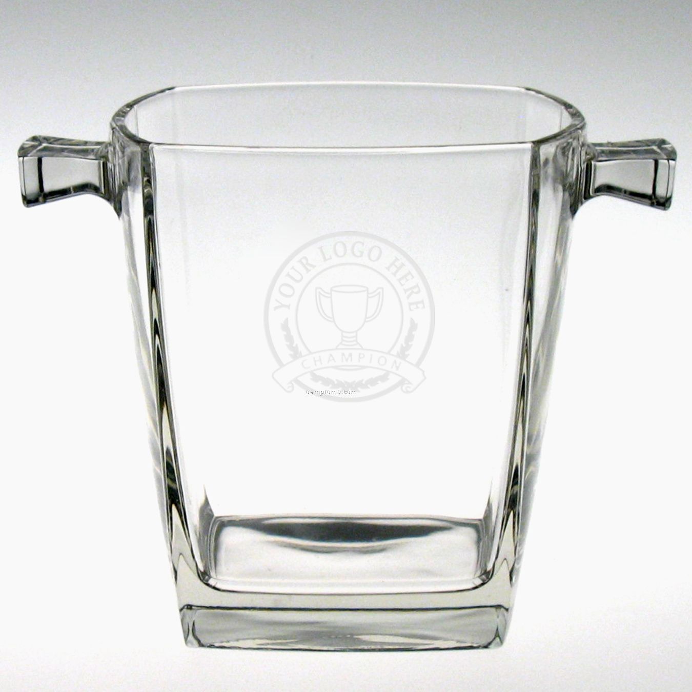 Signature Square Ice Bucket (Deep Etch)