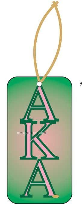 Alpha Kappa Alpha Sorority Letters Ornament W/ Mirror Back (10 Square Inch)