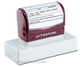 Ultimark Specialty Pre-inked Stamp (3 7/8"X1 3/8")
