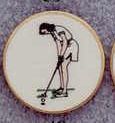 Mini Deal 7/8" Insert Golf/Female - Medallions Stock Kromafusion