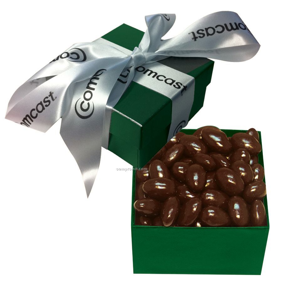 The Classic Green Chocolate Almond Box