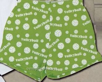 Adult & Youth Stock Scatterprint Shorts W/ 3" Inseam - Volleyball